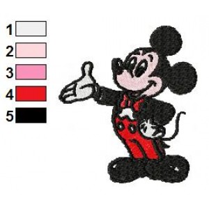 Mickey Mouse Orchestra Embroidery Design